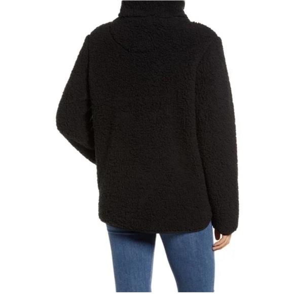 Thread & Supply Wubby Fleece Pullover XS Black Leopard - Picture 3 of 6